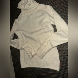 Miss Sixty Cream Turtleneck Sweater